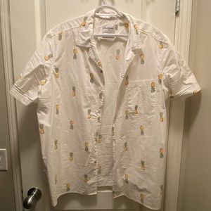 Mens Pineapple Button Shirt | Poshmark